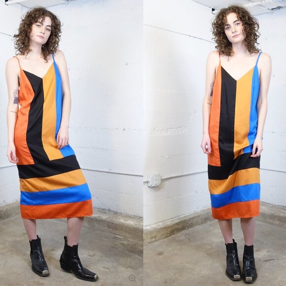 Mara Hoffman Tallulah Dress in Domino Colorblock Size S - Picture 5 of 5